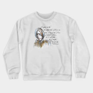 Jane Eyre quote - Feminist quotes - Jane Eyre Art. Crewneck Sweatshirt